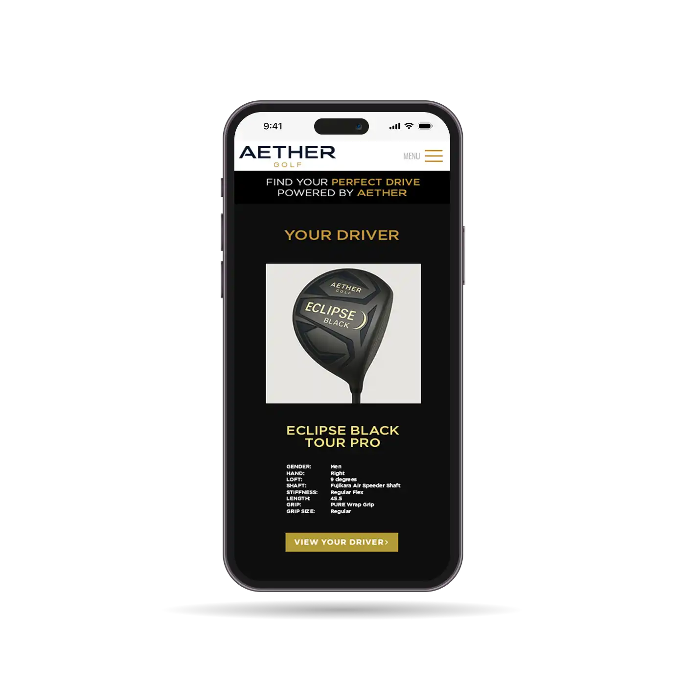 Sample recommendation from the App