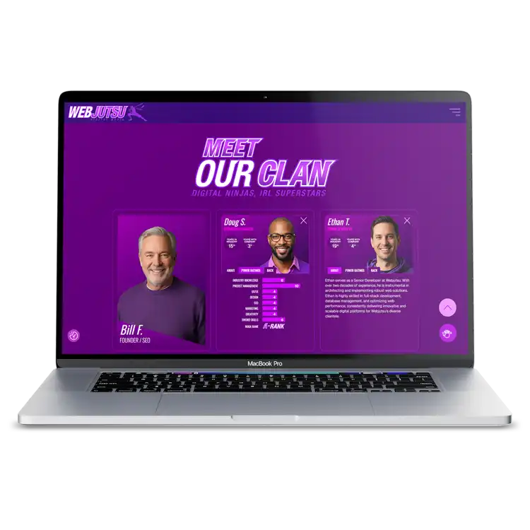 Fancy new team/staff section