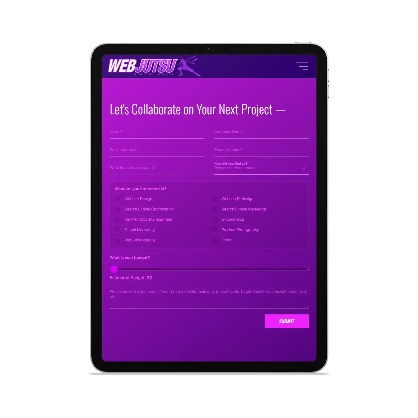 New Modern Form Design Look & Feel