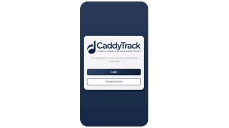 CaddyTrack Online Music Library