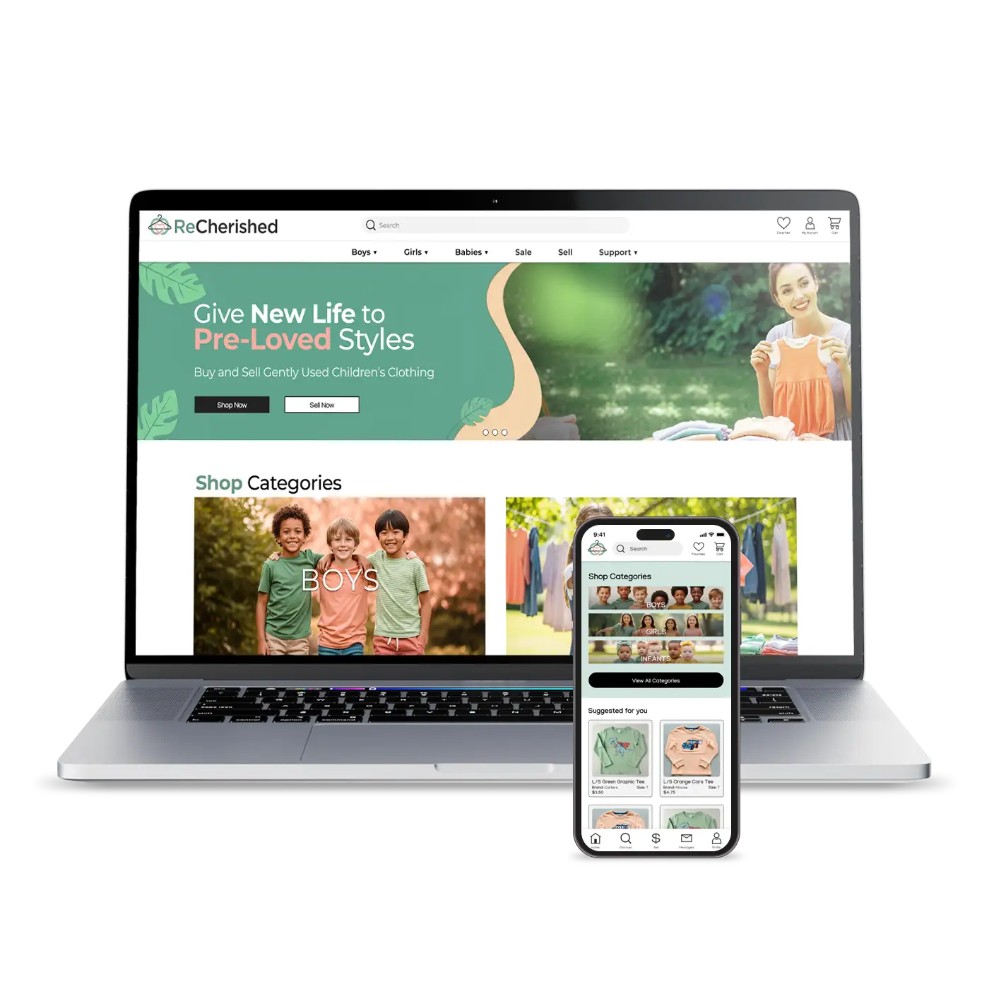 ReCherished app + website